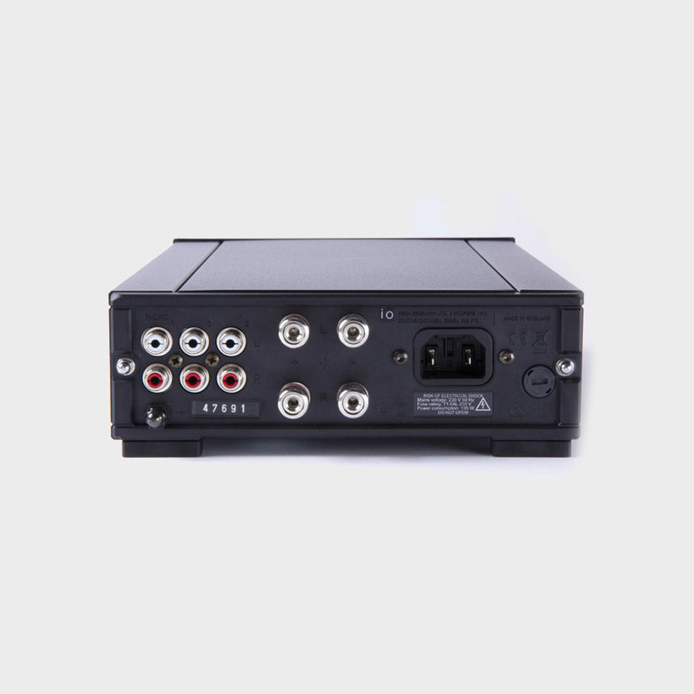 The connectivity options for the rega io integrated amplifier