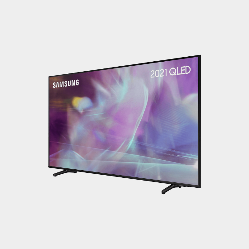 Samsung Q60AA TV side view with feet | Holburn Online