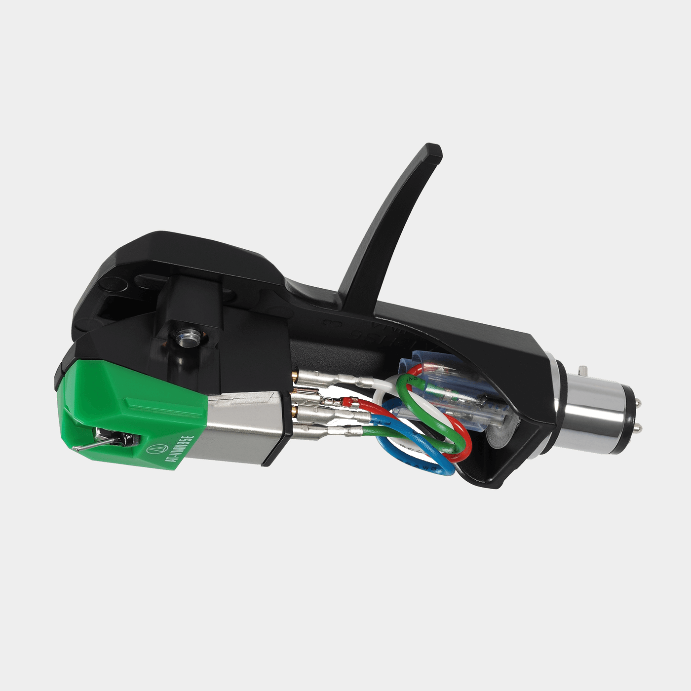 Audio Technica AT-VM95E Moving Magnet Cartridge on AT-HS6 Headshell