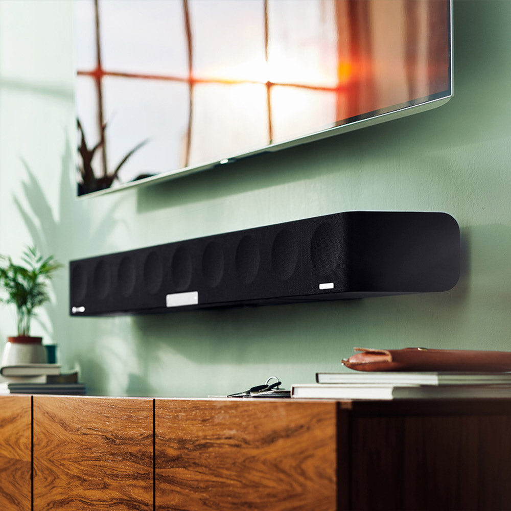 Strong bass from this soundbar omits the need for an additional subwoofer
