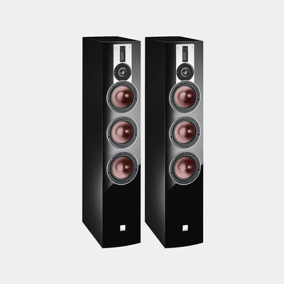 The rubicon 8 loudspeaker sits with 3 drivers in each speaker.