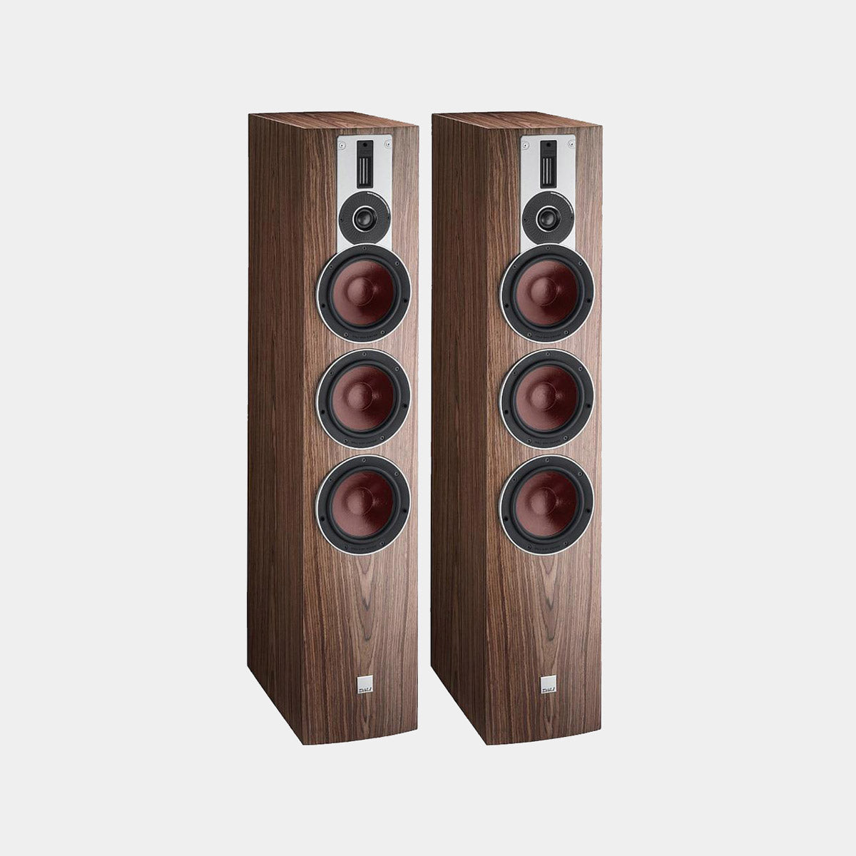 Oak finished Rubicon 8 spaekers by Dali pack powerful but accurate sound