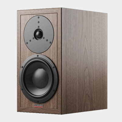 Dynaudio Heritage Special Loudspeakers | American Walnut | Grill Off | Front View | Holburn Online