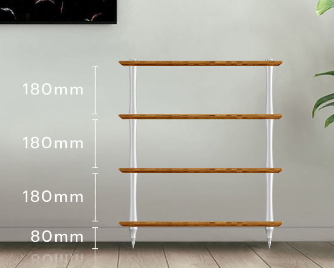 Quadraspire Q4 EVO Hi-Fi Rack