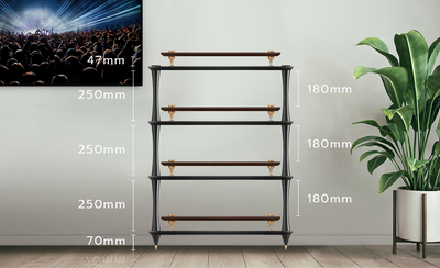 Quadraspire X-Reference 3 Shelf Rack