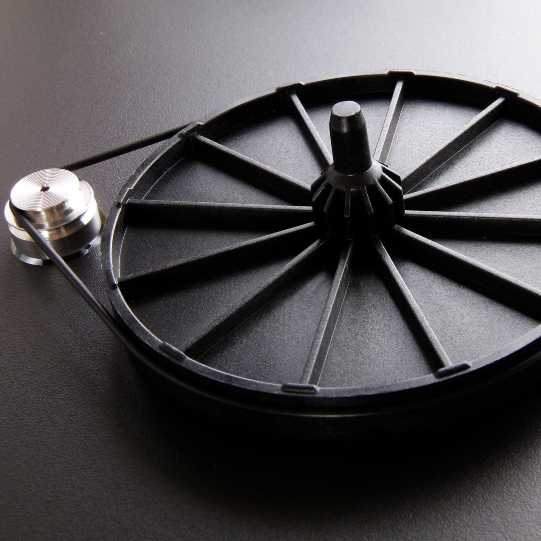 Rega Planar 1 | Turntable | Matt Black | Close Up | Holburn Online