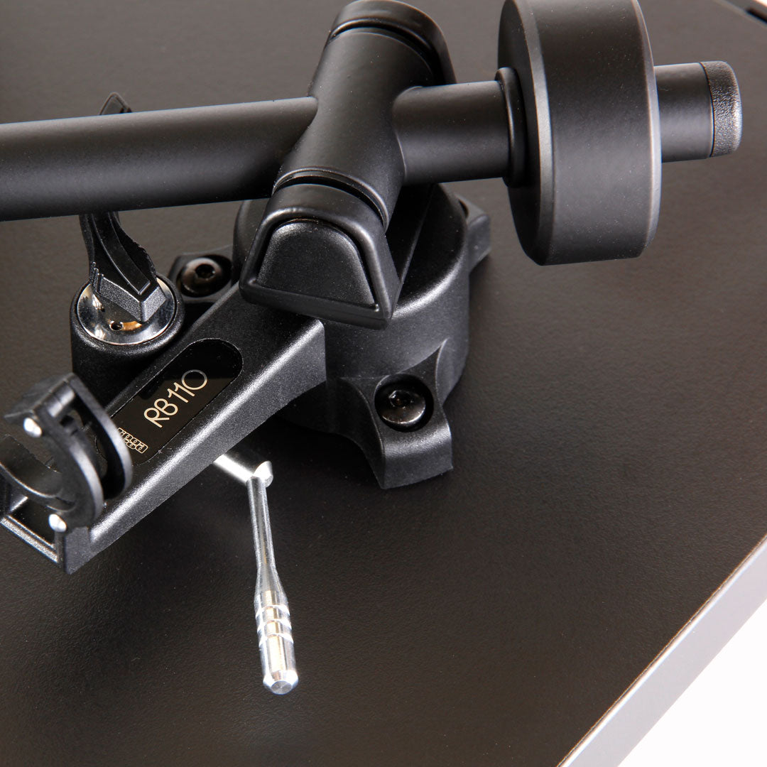 Rega Planar 1 Plus | Turntable | Rega RB110 Tonearm | Matt Black | Holburn Online