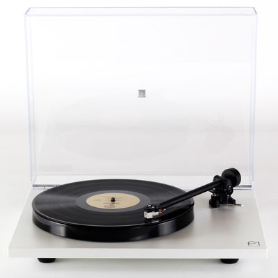 Rega Planar 1 | Turntable with Lid | White Matt | Holburn Online