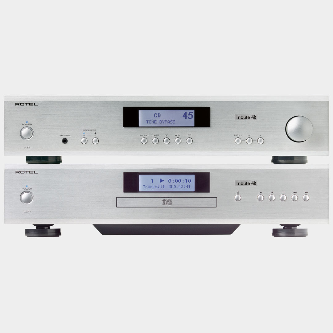 Rotel A11 Tribute Integrated Amplifier | Silver | Holburn Online